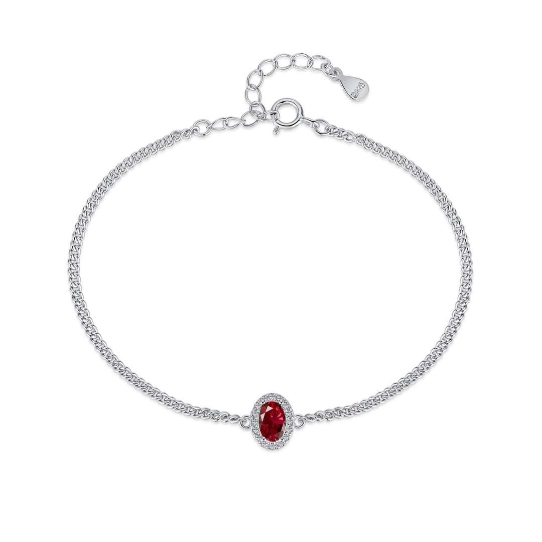 [Solara Jewelry ]絶妙なオーバルシェイプブレスレット