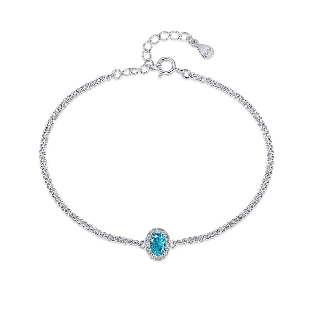 [Solara Jewelry ]絶妙なオーバルシェイプブレスレット