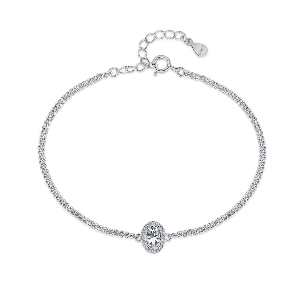 [Solara Jewelry ]絶妙なオーバルシェイプブレスレット