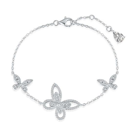 [Solara Jewelry ]Zartes Schmetterlings-Anhänger-Armband
