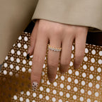 [Solara Jewelry ]Zarter, bezaubernder Wellenring für jeden Tag