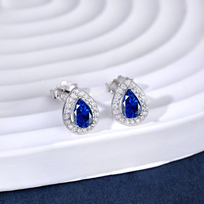 [Solara Jewelry ]ラグジュアリーウォータードロップ型イヤリング