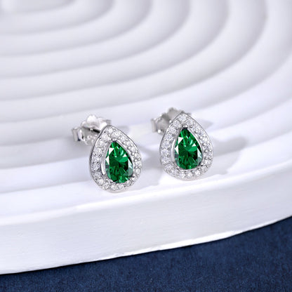 [Solara Jewelry ]ラグジュアリーウォータードロップ型イヤリング