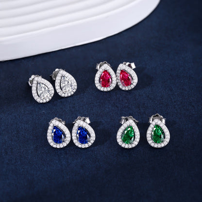 [Solara Jewelry ]ラグジュアリーウォータードロップ型イヤリング