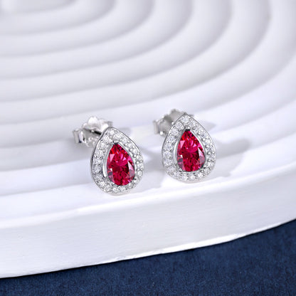 [Solara Jewelry ]ラグジュアリーウォータードロップ型イヤリング