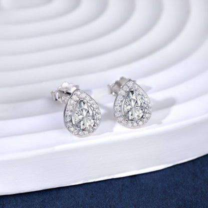 [Solara Jewelry ]ラグジュアリーウォータードロップ型イヤリング
