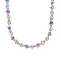 [Solara Jewelry ]Radiant Colorful Rainbow Necklace