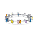 [Solara Jewelry ]Einzigartiger Ring mit Trapezschliff für den Alltag