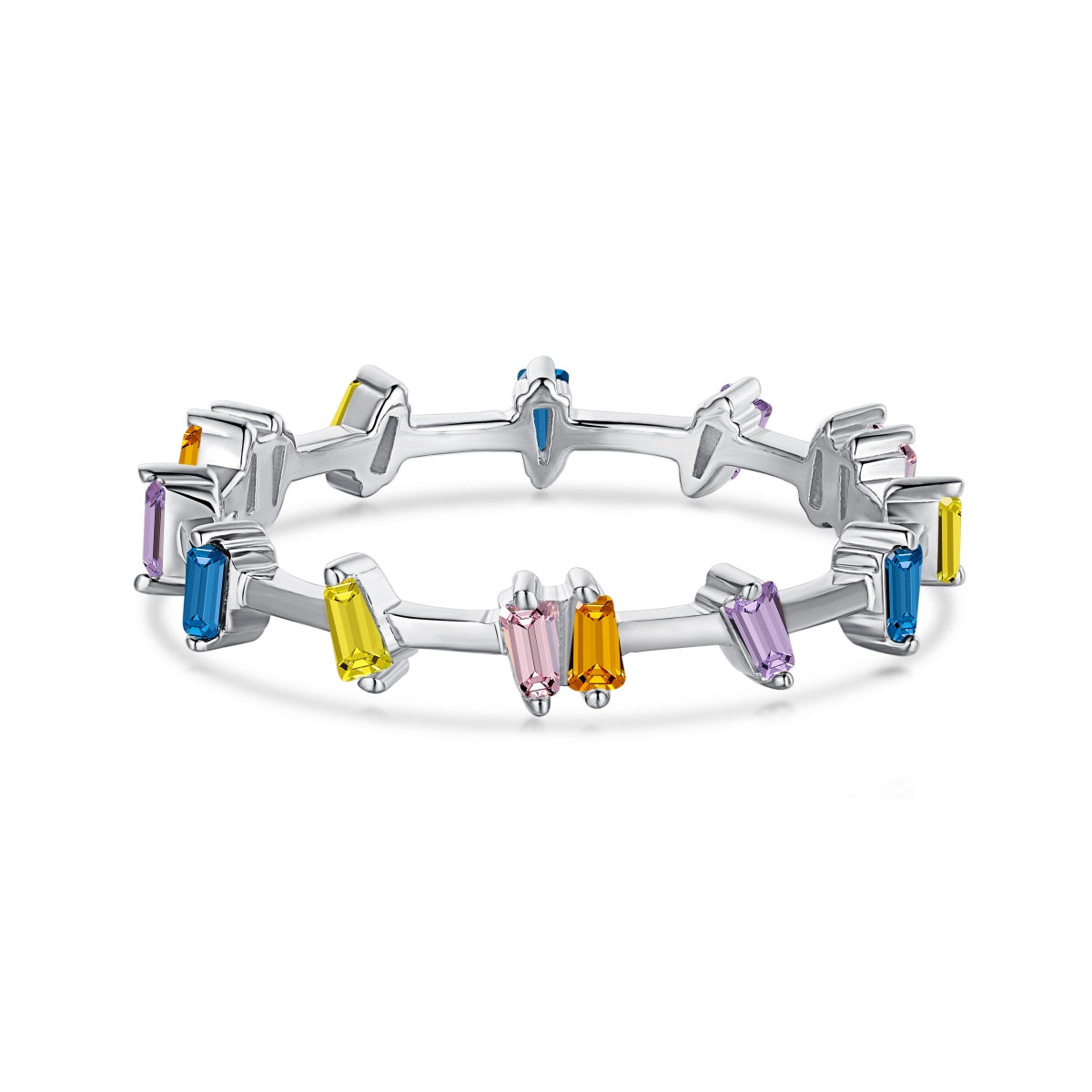 [Solara Jewelry ]Einzigartiger Ring mit Trapezschliff für den Alltag