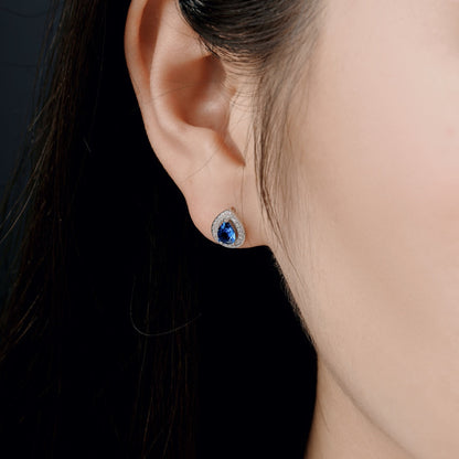 [Solara Jewelry ]ラグジュアリーウォータードロップ型イヤリング