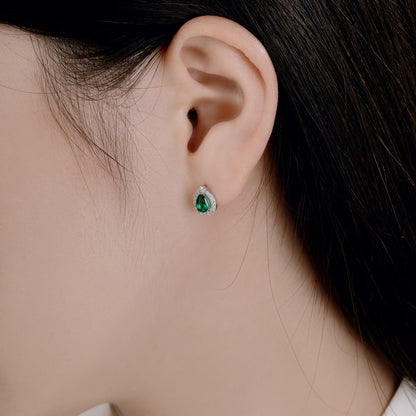 [Solara Jewelry ]ラグジュアリーウォータードロップ型イヤリング