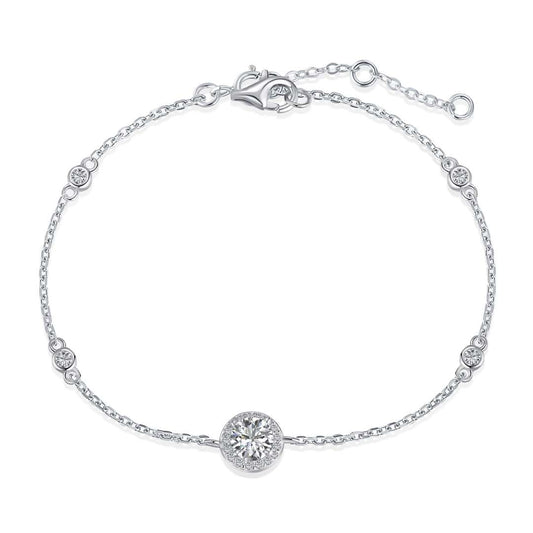 [Solara Schmuck] Armband mit brillantem Rundschliff
