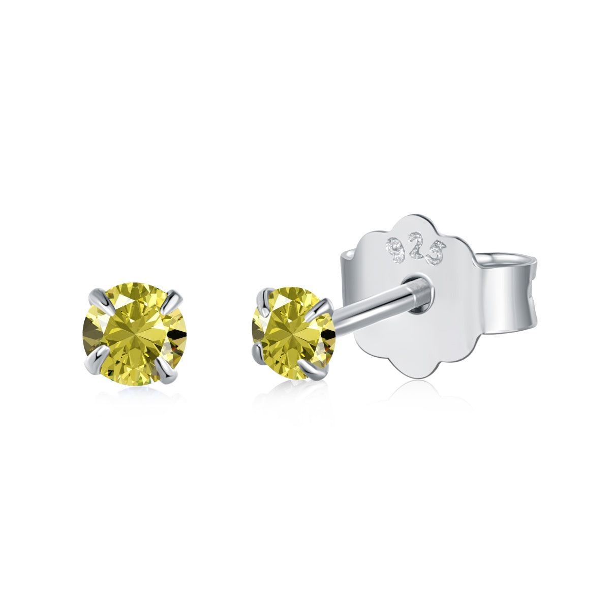 [Solara Jewelry ]Zarte Solitär-Ohrringe