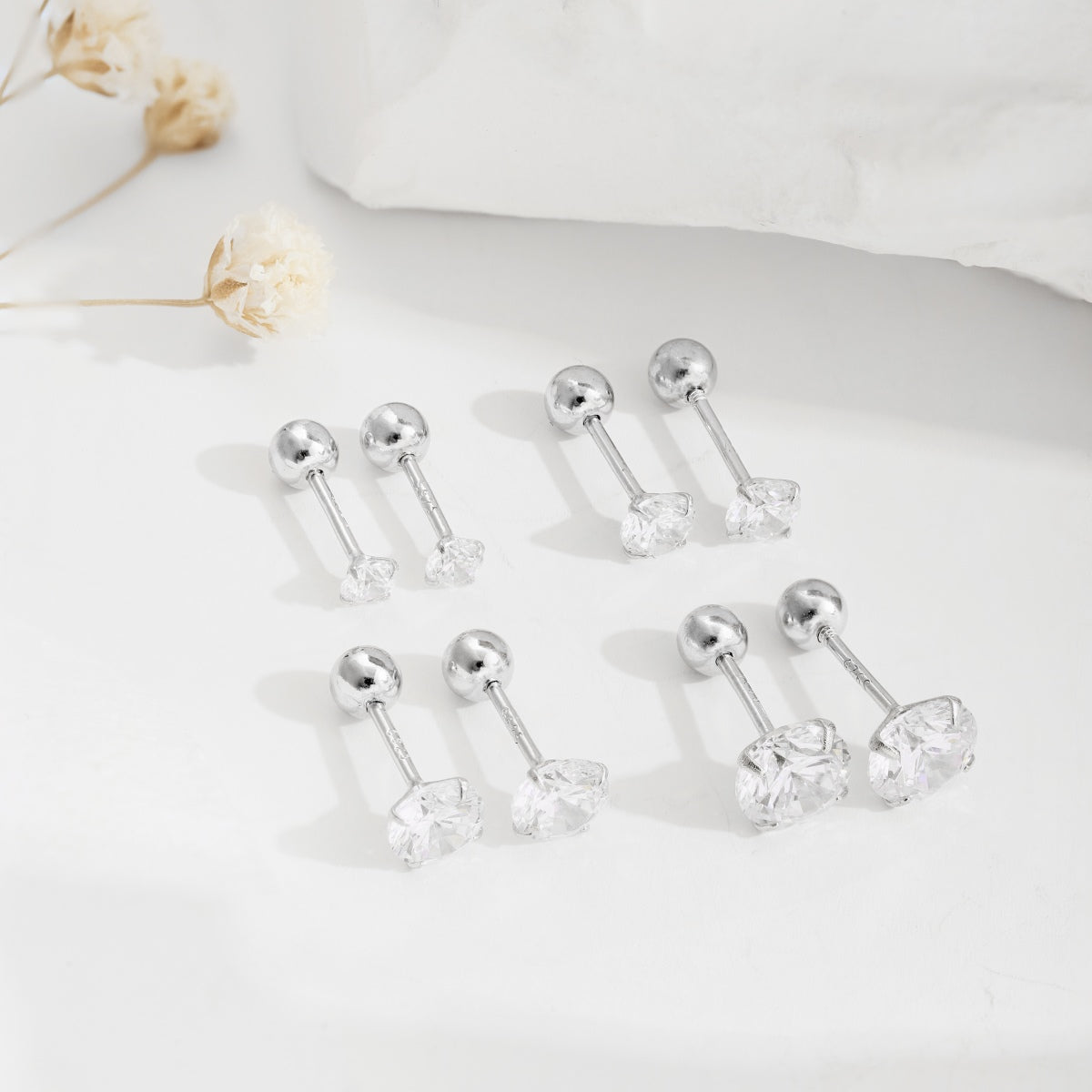 [Solara Jewelry ]ユニークなU字型イヤカフピアス