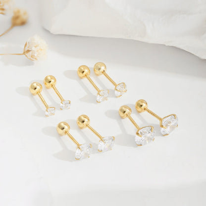 [Solara Jewelry ]ユニークなU字型イヤカフピアス