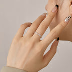 [Solara Jewelry ]Zarter, bezaubernder Wellenring für jeden Tag