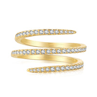 [Solara Jewelry ]Unique Vibrant Entangle Daily Ring