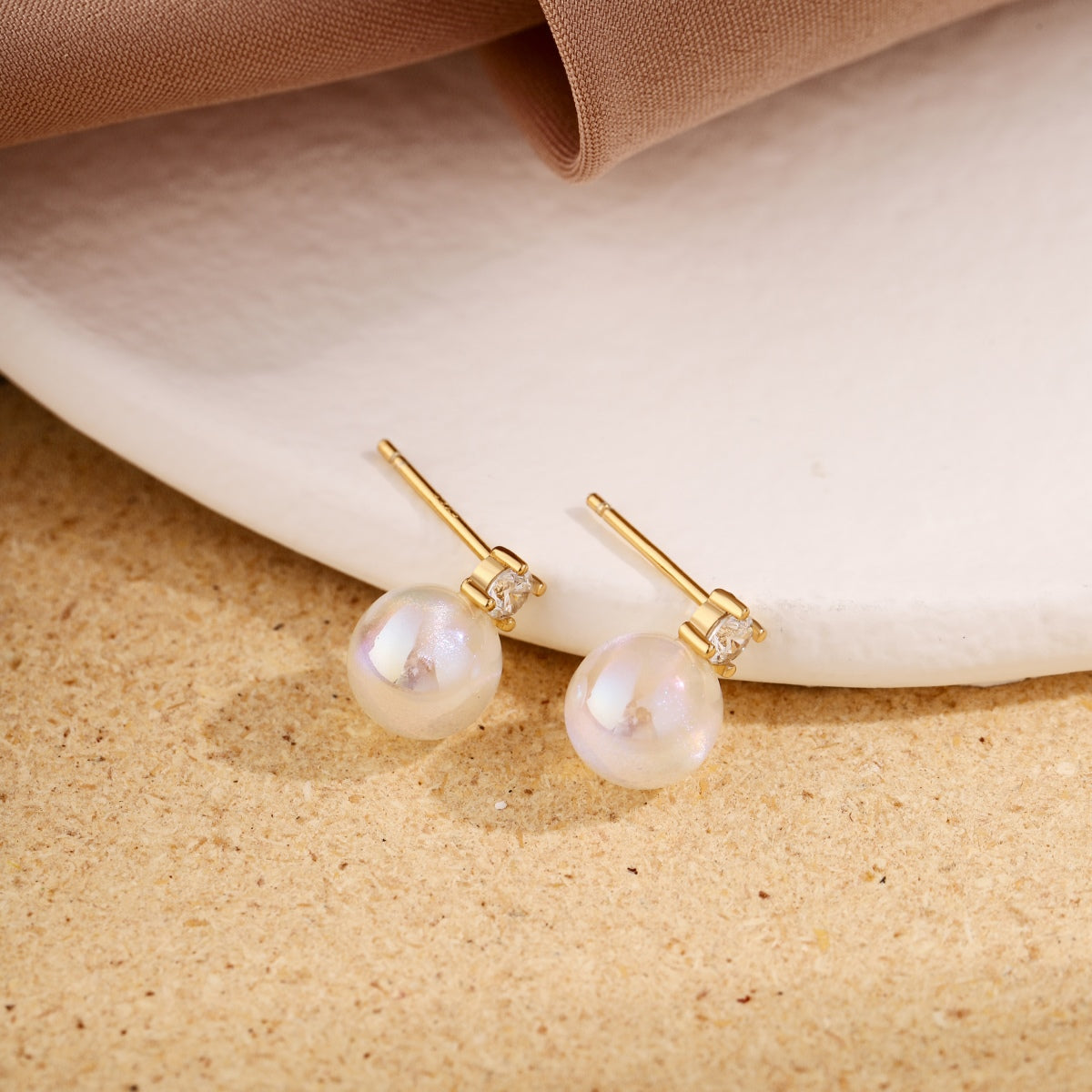 Solara Jewelry Symphony Meerjungfrau Perlenohrringe