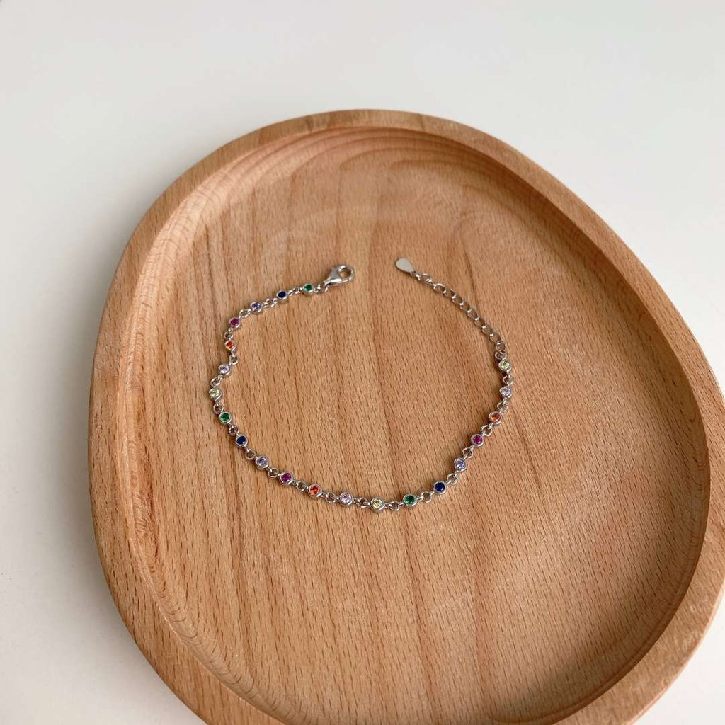 [Solara Jewelry ]カラフルビーズアレイブレスレット
