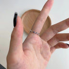 [Solara Jewelry ]Einzigartiger Ring mit Trapezschliff für den Alltag
