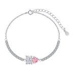 [Solara Jewelry ]Dazzling Unique Multi Shape Lover Bracelet