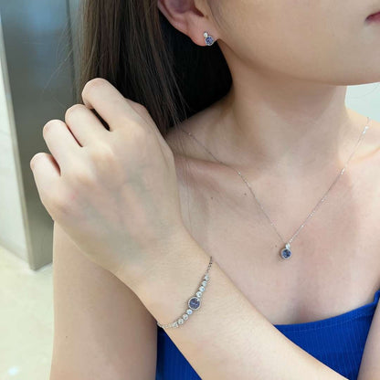 [ソララジュエリー] ラグジュアリーハートオブオーシャンブレスレット