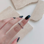 [Solara Jewelry ]Einzigartiger Ring mit Trapezschliff für den Alltag