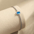 [Solara Jewelry ]絶妙なオーバルシェイプブレスレット