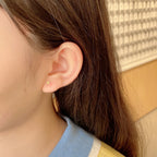 [ソララジュエリー] 繊細なソリティアピアス