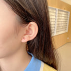 [ソララジュエリー] 繊細なソリティアピアス
