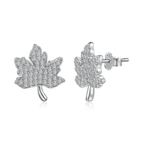 [Solara Jewelry ]Exquisite Maple Leaf Design Earrings