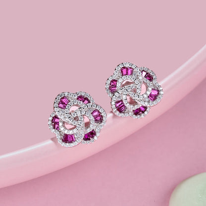[Solara Jewelry ]可憐な花型デイリーイヤリング