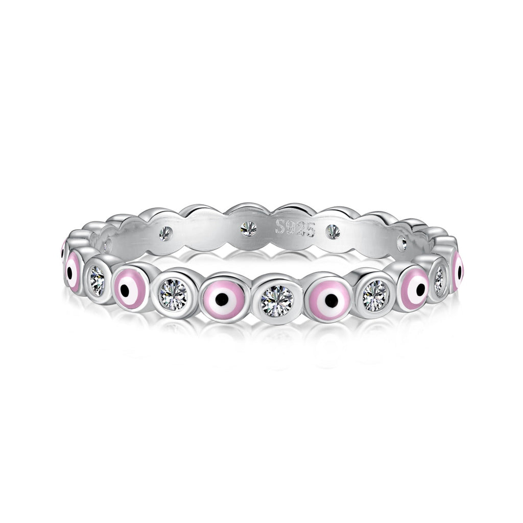 [Solara Schmuck] Funkelnder lebendiger runder Alltagsring