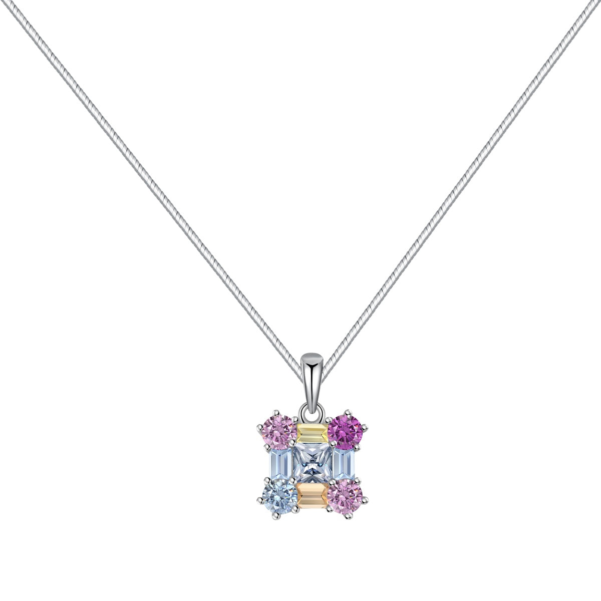 [Solara Jewelry ]ゴージャスなマルチカラーネックレス