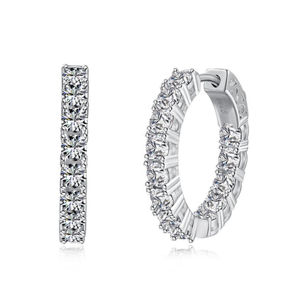 [Solara Jewelry ]ユニークなラウンドカットのデイリーピアス