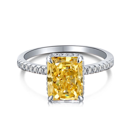 [Solara Schmuck ]4.0 Karat Luxuriöser Verlobungsring