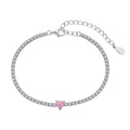 [Solara Jewelry ]0,5 Karat Elegantes, romantisches Armband in Herzform für Liebende