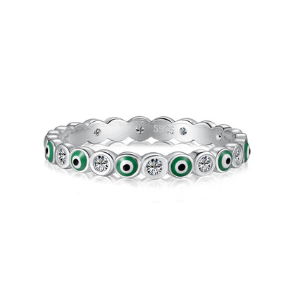 [Solara Jewelry ]きらめく鮮やかなラウンドシェイプのデイリーリング