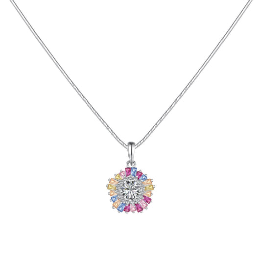 [Solara Jewelry ]Bezaubernde Blumen-Halskette
