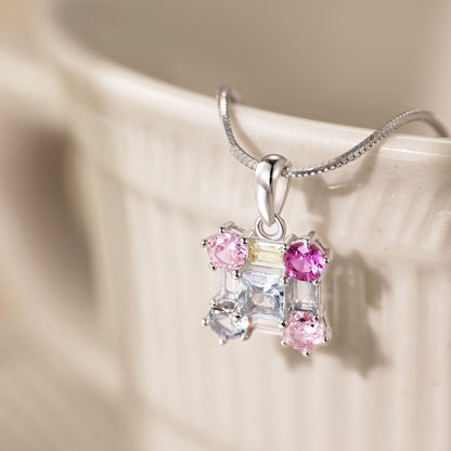 [Solara Jewelry ]ゴージャスなマルチカラーネックレス