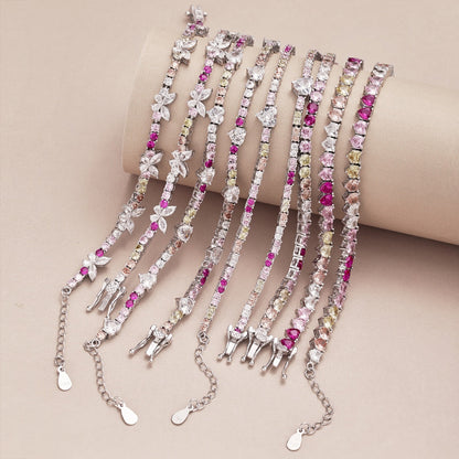[Solara Schmuck ]Romantisches Herzform-Armband für Liebende mit Rundschliff