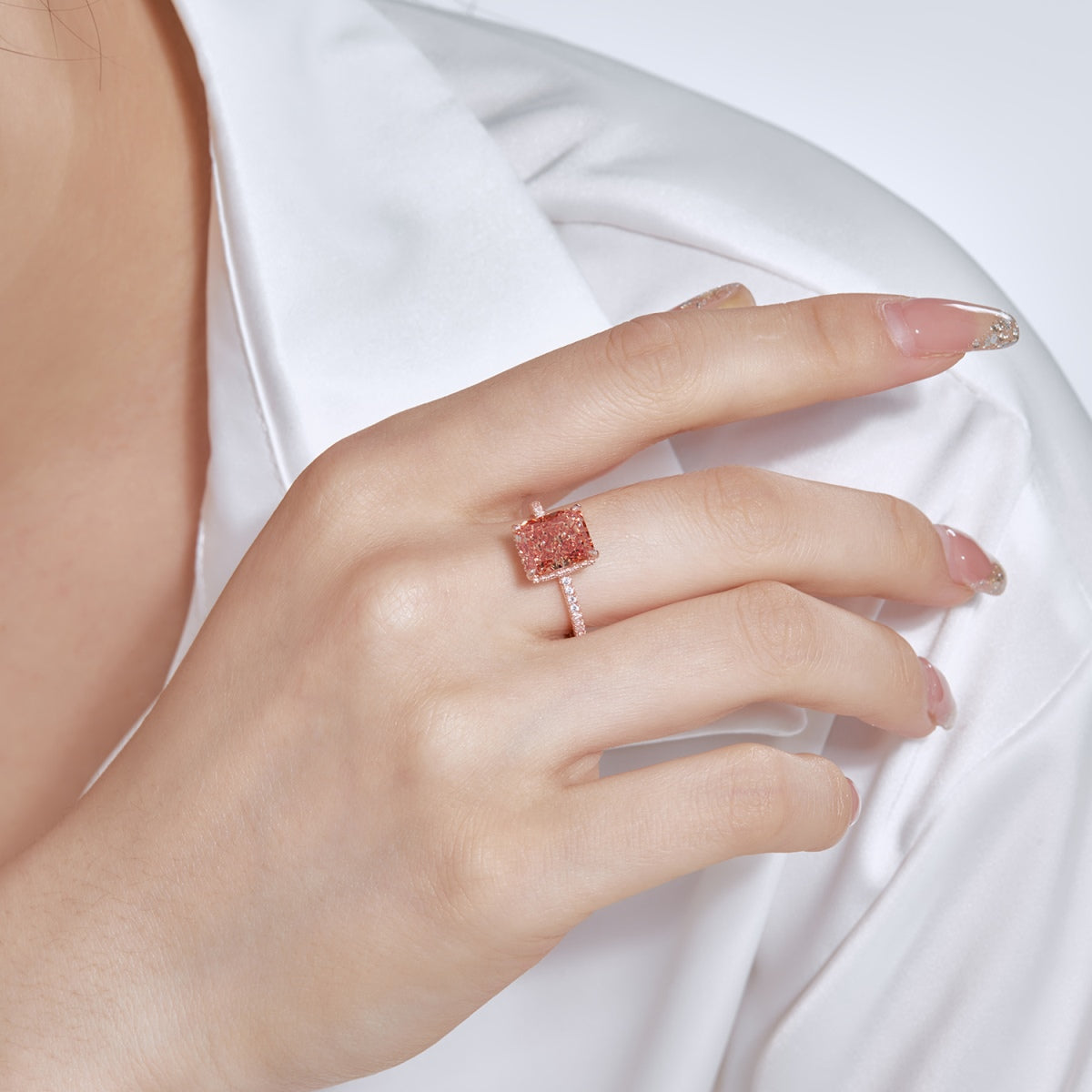 [Solara Jewelry ]4.0 Carat Luxurious Engagement Ring