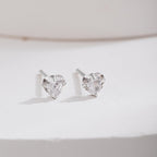 [Solara Jewelry ]煌めくハート型シンプルピアス
