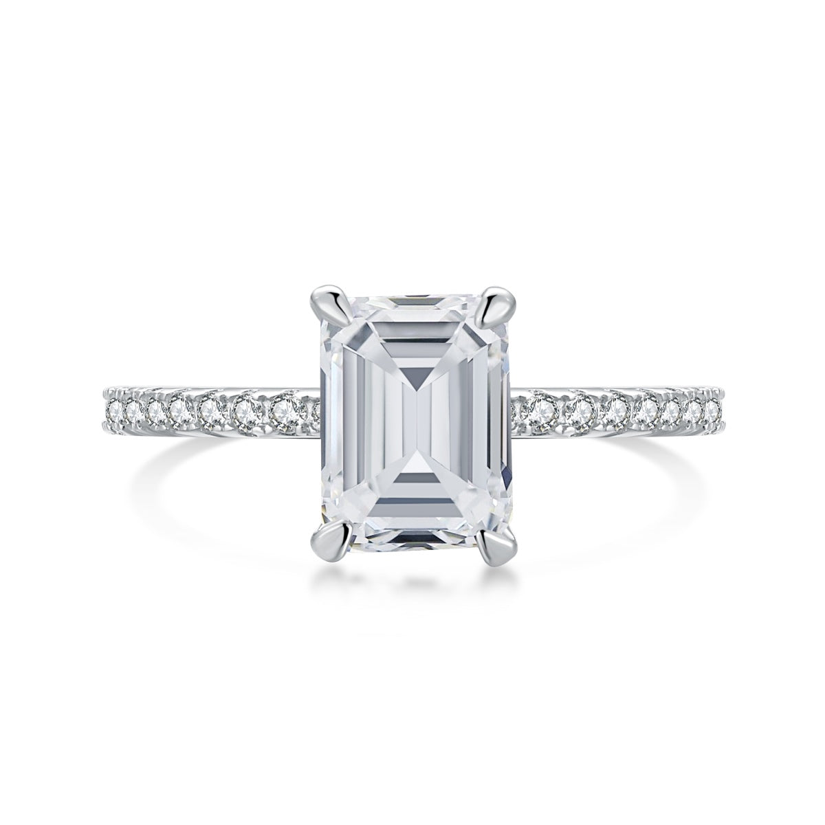 [Solara Jewelry ]2.0 Carat Scintillating Ornate Radiant Cut Party Ring