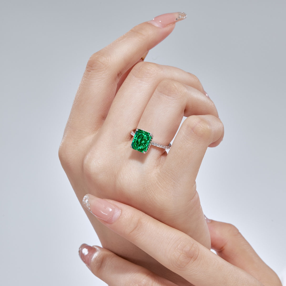 [Solara Jewelry ]4.0 Carat Luxurious Engagement Ring