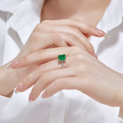 [Solara Schmuck ]4.0 Karat Luxuriöser Verlobungsring