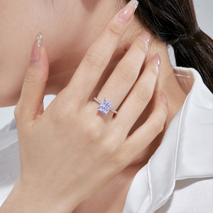 [Solara Schmuck ]4.0 Karat Luxuriöser Verlobungsring