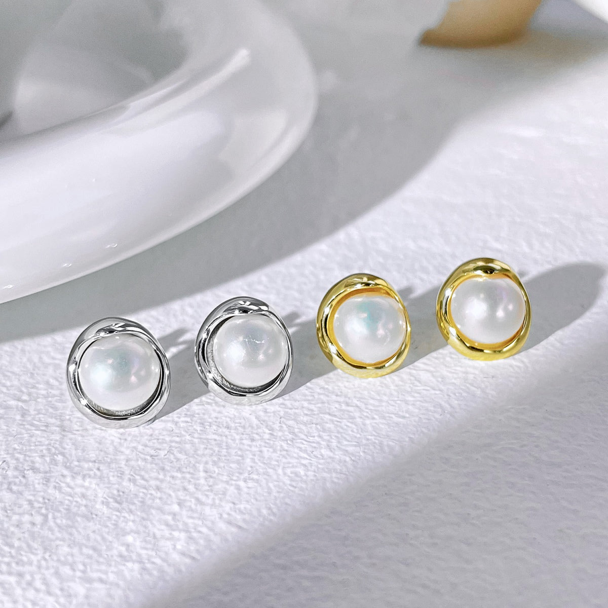 [Solara Jewelry ]可憐なブレッドパールピアス