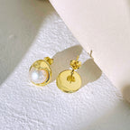 [Solara Jewelry ]可憐なブレッドパールピアス