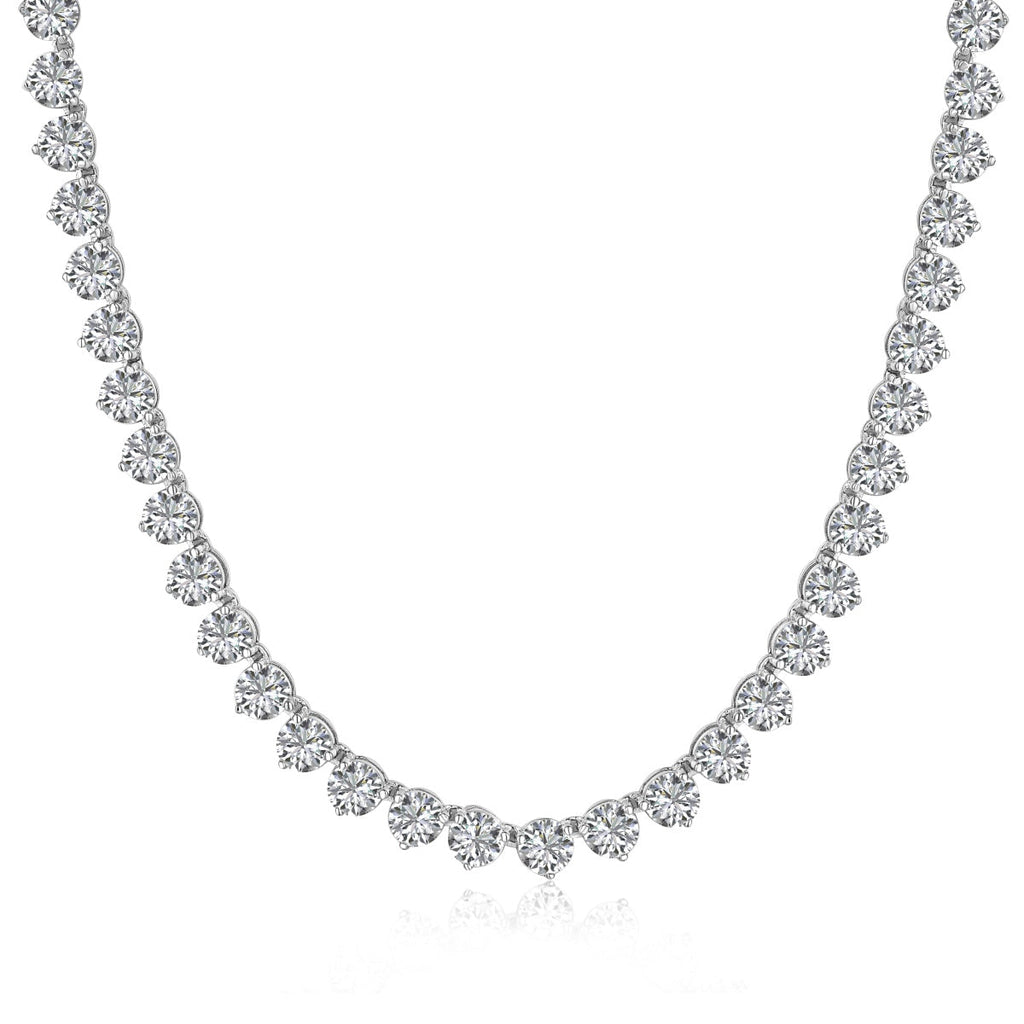 [Solara Jewelry] オーネイト ハートカット テニスネックレス